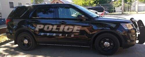 osakis police car in black